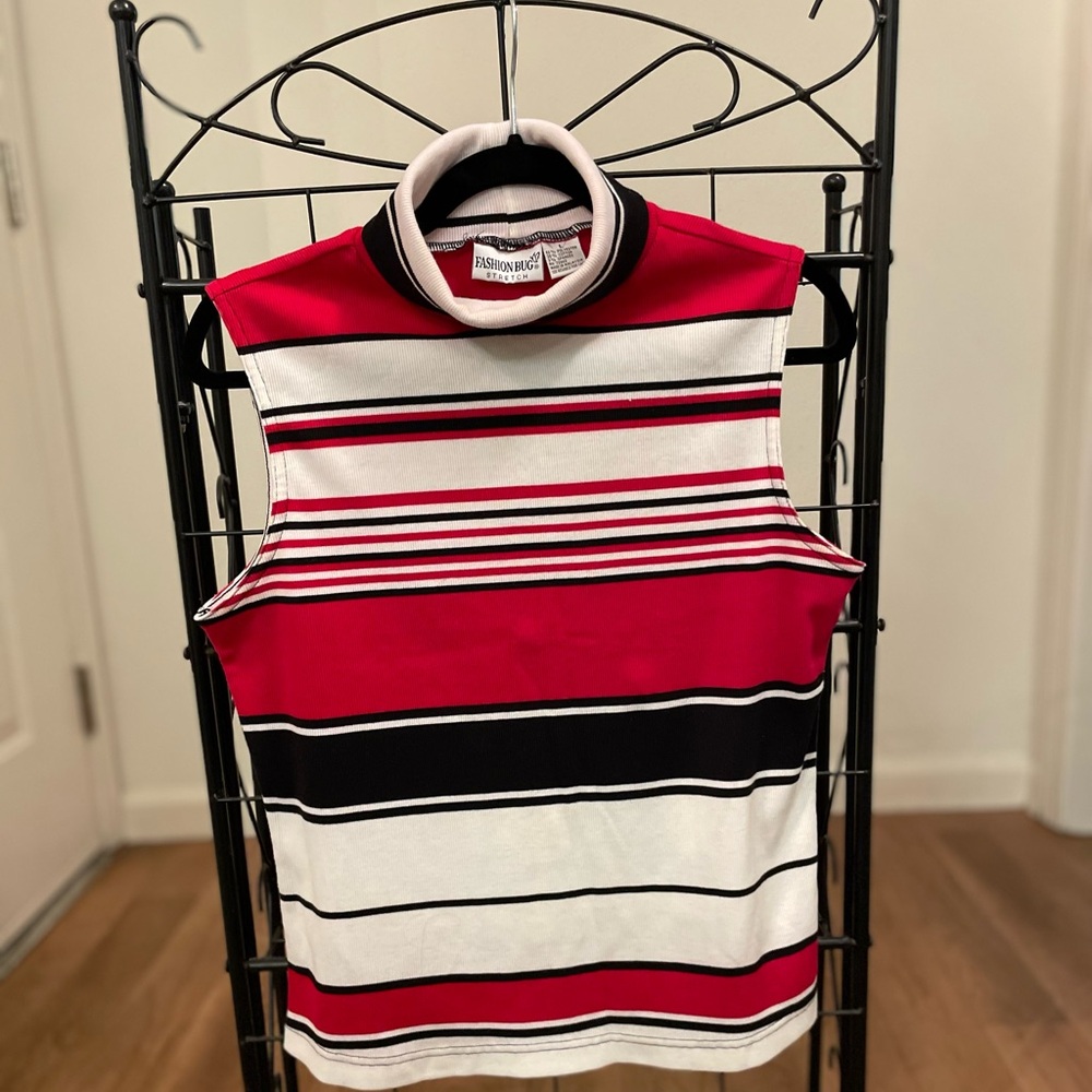 Alfani Sleeves Striped Turtle neck